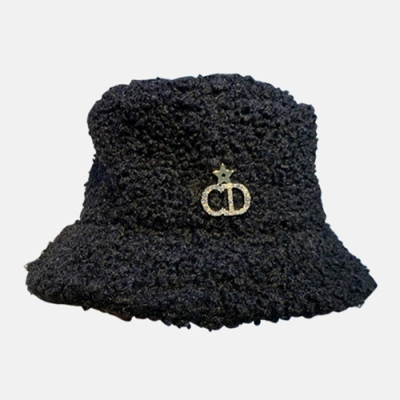 Dior 2019 Ladies Lambs Wool  Cap - 디올 2019 여성용 램스울 모자 DIOM0018, 블랙