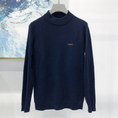 Zegna 2019 Mens Basic Crew-neck Wool Sweater - 제냐 2019 남성 베이직  터틀넥 울 스웨터 Zeg0123x.Size(m - 3xl).네이비