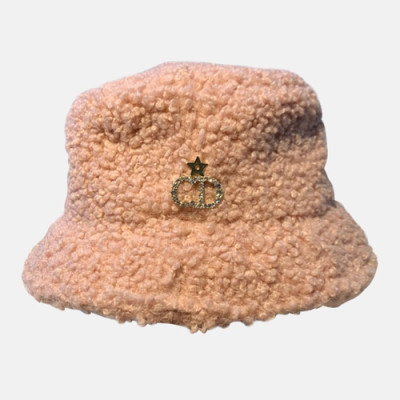 Dior 2019 Ladies Lambs Wool  Cap - 디올 2019 여성용 램스울 모자 DIOM0019, 핑크