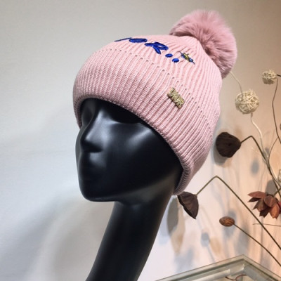 Dior 2019 Ladies Knit Cap - 디올 2019 여성용 니트 모자 DIOM0021, 핑크