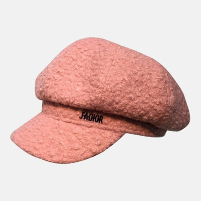 Dior 2019 Ladies Lambs Wool  Cap - 디올 2019 여성용 램스울 모자 DIOM0034, 핑크