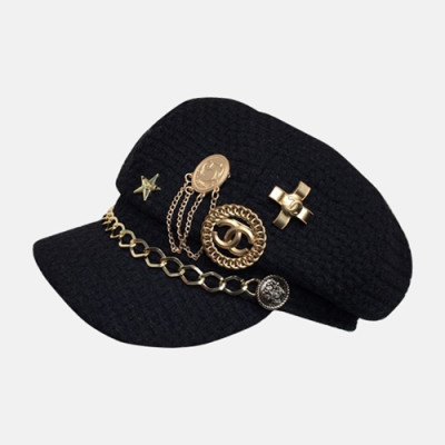 Chanel 2019 Ladies Knit Cap - 샤넬 2019 여성용 니트 모자 CHAM0117, 블랙