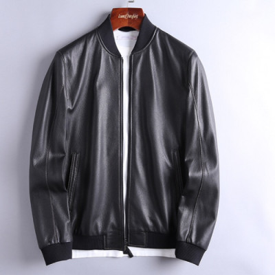Armani 2019 Mens Business Leather Jacket - 알마니 2019 남성 비지니스 가죽 자켓 Arm0470x.Size(m - 3xl).블랙