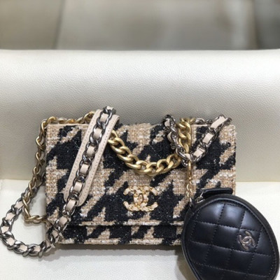 Chanel 2019 WOC Chain Cross Bag,19CM - 샤넬 2019 WOC 체인 크로스백,CHAB1349,19CM,베이지