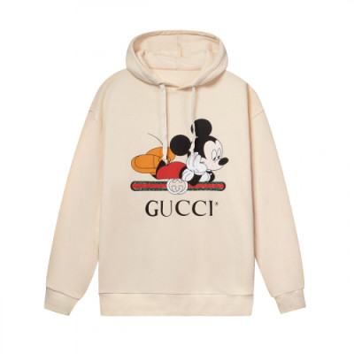 Gucci 2019 Mm/Wm Logo Glitter Cotton HoodT - 구찌 2019 남자 로고 글리터 코튼 후드티 Guc01800x.Size(s - l).화이트