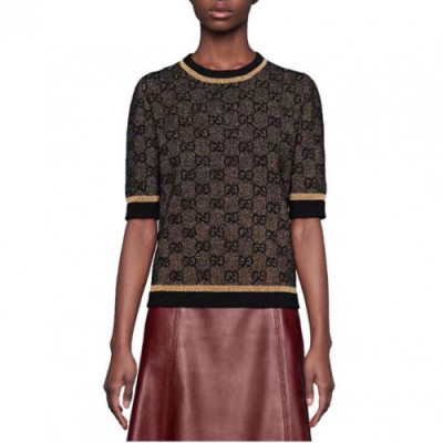 Gucci 2019 Womens Casual Crew-neck Wool Sweater - 구찌 2019 여성 캐쥬얼 크루넥 울 스웨터 Guc01816x.Size(s - l).브라운