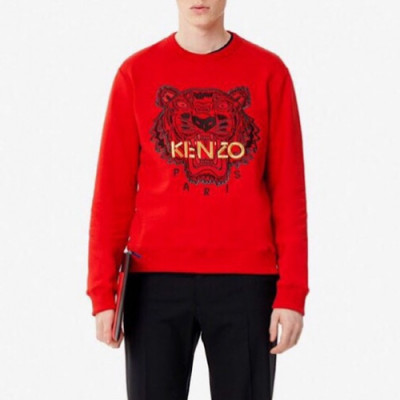 Kenzo Mens Red Sweaters - 겐조 2019 남성 모던 스웨터 Ken53x