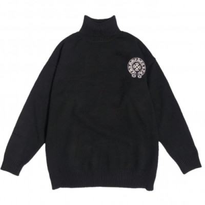 Chrome Hearts 2019 Mens Turtle-neck Sweater - 크롬하츠 2019 남성 터틀넥 스웨터 Chr0080x.Size(m - 2xl).블랙