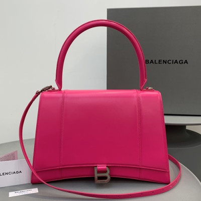 Balenciaga 2019 Leather Tote Shoulder Bag,36CM - 발렌시아가 2019 레더 토트 숄더백,BGB0519,36CM,핑크