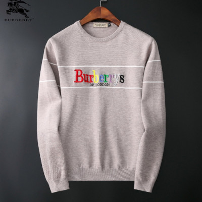 Burberry 2019 Mens Retro Logo Crew-neck Wool Sweater - 버버리 2019 남성 레트로 로고 크루넥 울 스웨터 Bur01685x.Size(m - 3xl).베이지