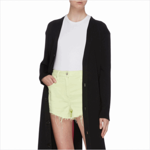 Alexander wang 2019 Womens Modern Denim Short Trousers - 알렉산더왕 2019 여성 모던 데님 반바지 Ale0049x.Size(25 - 30).네온그린