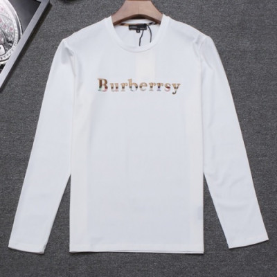 Burberry 2019 Mens Cotton Polo Tshirt - 버버리 2019 남성 코튼 폴로 긴팔티 Bur01720x.Size(m - 3xl).3컬러(블랙/화이트/레드)