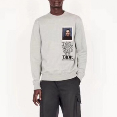 [디올]Dior 2019 Mens Logo Casual Cotton Tshirts - 디올 2019 남성 로고 캐쥬얼 코튼 긴팔티 Dio0458x.Size(s - xl).2컬러(블랙/그레이)
