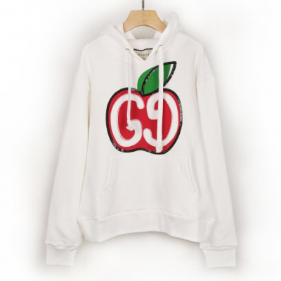 [구찌]Gucci 2019 Mm/Wm Basic Apple Logo Cotton HoodT - 구찌 2019 남자 로고 베이직 애플 로고 코튼 후드티 Guc01867x.Size(xs - m).화이트