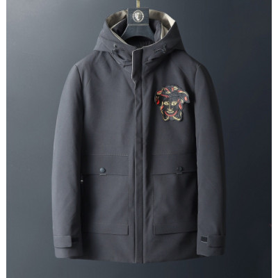 [베르사체]Versace 2019 Mens Logo Duck Down Jackets - 베르사체 2019 남성 로고 덕다운 자켓 Ver0430x.Size(m - 3xl).블랙