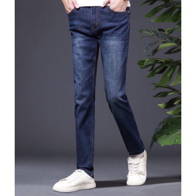 Burberry 2019 Mens Business Classic Denim  Pants - 버버리 2019 남성 비지니스 클래식 데님 기모 팬츠 Bur01760x.Size(29 - 40).블루