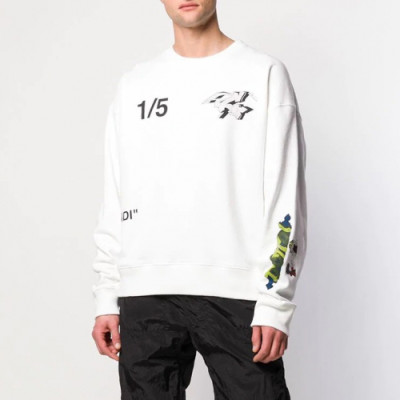 Off-white 2019 Mm/Wm Logo Cotton Oversize HoodT - 오프화이트 2019 남자 로고 코튼 오버사이즈 후드티 Off0291x.Size(s - 3xl).화이트