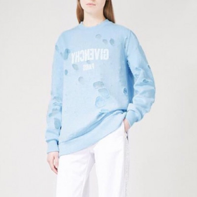 [지방시]Givenchy 2019 Mm/Wm Logo Casual Cotton Man-to-man - 지방시 2019 남자 로고 캐쥬얼 코튼 맨투맨 Giv0273x.Size(xs - xl).스카이블루
