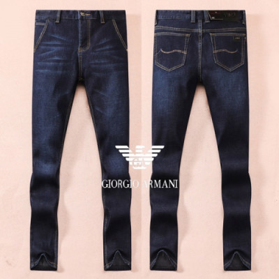 [알마니]Armani 2019 Mens Business Classic Denim Pants - 알마니 2019 남성 비지니스 클래식 데님 기모 팬츠 Arm0504x.Size(29 - 40).블루