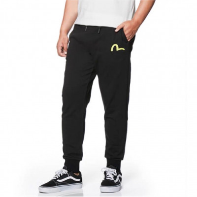 Evisu Mens Embroidery Evisukuro Casual Training Pants - 에비수 2019 남성 자수 갈매기 캐쥬얼 트레이닝 팬츠 Evi26x