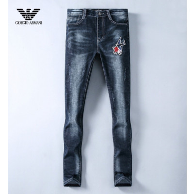 [알마니]Armani 2019 Mens Business Classic Denim Jeans - 알마니 2019 남성 비지니스 클래식 데님 청바지 Arm0508x.Size(29 - 38).블루