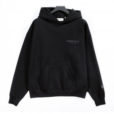 Fear of god 2019 Mm/Wm Logo Oversize Cotton HoodT - 피어오브갓 2019 남자 로고 오버사이즈 코튼 후드티 Fea0078x.Size(s - xl).블랙