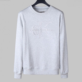 Calvin klein 2019 Mens Cotton Crest Tshirt - 캘빈클라인 2019 남성 크레스트 맨투맨 Cal0019x.Size(m - 3xl).2컬러(그레이/화이트)
