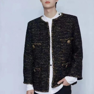 [샤넬]Chanel 2019 Womens Luxury Tweed Jacket - 샤넬 2019 여성 럭셔리 트위드 자켓 Cha0512x.Size(s - l).블랙