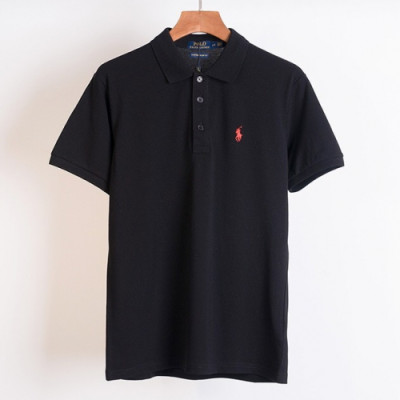 Polo 2019 Mens Logo Cotton Polo Short Sleeved Tshirs - 폴로 2019 남성 로고 코튼 폴로 반팔티 Pol0015x.Size(m - 3xl).2컬러(블랙/레드)