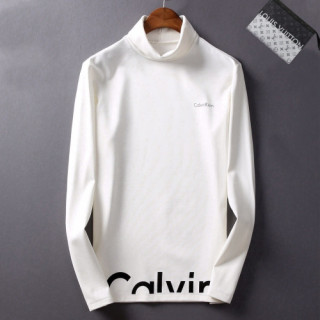 [캘빈클라인]Calvin klein 2019 Mens Cotton Crest Tshirts - 캘빈클라인 2019 남성 코튼 기모 크레스트 맨투맨 Cal0022x.Size(m - 3xl).화이트