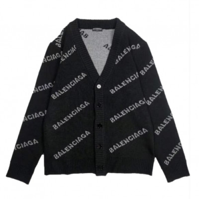 Balenciaga Mens V-neck Cardigan - 발렌시아가 남성 브이넥 울 가디건 - bal430x