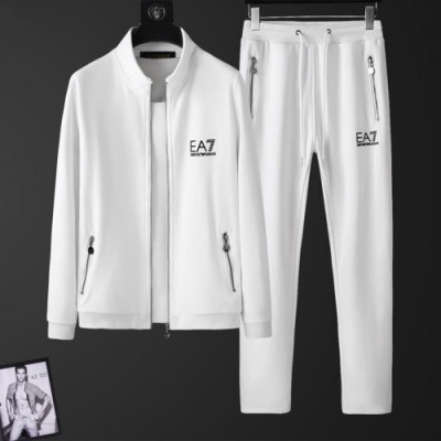[알마니]Emporio Armani 2019 Mens Cotton Training Clothes&Pants - 알마니 2019 남성 코튼 트레이닝복&팬츠 Arm0540x.Size(m - 4xl).화이트