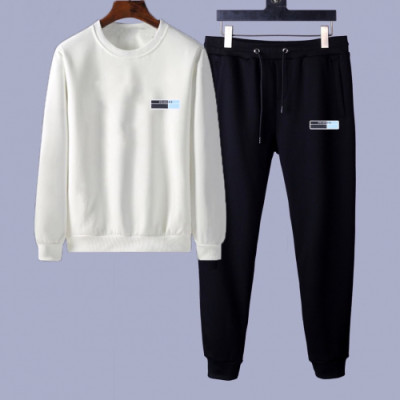 [프라다]Prada 2020 Mens Casual Logo Cotton Training Clothes&Pants - 프라다 2020 남성 캐쥬얼 로고 코튼 트레이닝복&팬츠 Pra0902x.Size(m - 5xl).화이트