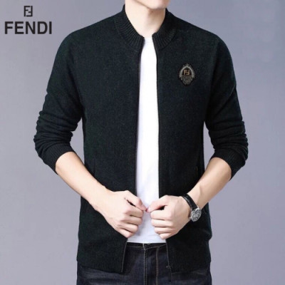 [펜디]Fendi 2020 Mens Business Zip-up Wool Jacket - 펜디 2020 남성 비지니스 집업 울 자켓 Fen0503x.Size(m - 3xl).다크그린