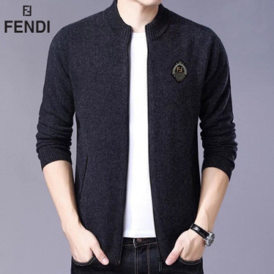 [펜디]Fendi 2020 Mens Business Zip-up Wool Jacket - 펜디 2020 남성 비지니스 집업 울 자켓 Fen0504x.Size(m - 3xl).그레이