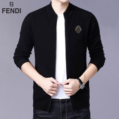 [펜디]Fendi 2020 Mens Business Zip-up Wool Jacket - 펜디 2020 남성 비지니스 집업 울 자켓 Fen0505x.Size(m - 3xl).블랙