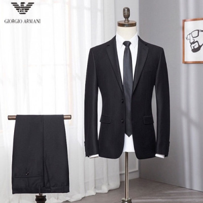 [알마니]Armani 2020 Mens Business Cotton Suit Jackets&Slacks - 알마니 2020 남성 비지니스 코튼 슈트 자켓&슬랙스 Arm0544x.Size(m - 2xl).블랙