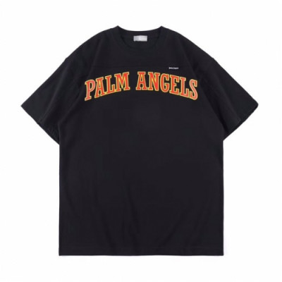 [팜 엔젤스]Palm Angels 2020 Mm/Wm Logo Cotton Short Sleeved Tshirts - 팜 엔젤스 2020 남자 로고 코튼 반팔티셔츠 Pam0074x.Size(m - xl).블랙