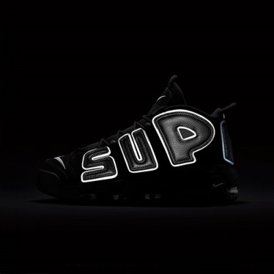 Supreme x Nike 2019 Uptempo Running Shoes 902290 - 슈프림 x 나이키 2019 업템포 런닝 슈즈 902290, NIKS0280.Size(255 - 280),블랙