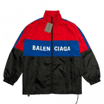 [발렌시아가]Balenciaga 2019 Mens Logo Oversize Windproof Jacket - 발렌시아가  2019 남성 로고 오버사이즈 방풍자켓 Bal0445x.Size(s - xl).레드