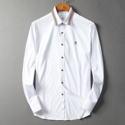 [버버리]Burberry 2020 Mens Classic Casual Cotton Tshirts - 버버리 2020 남성 클래식 캐쥬얼 코튼 셔츠 Bur01891x.Size(m - 3xl).화이트