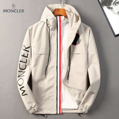 [몽클레어]Moncler 2020 Mens Patch Logo Casual Windproof Jackets - 몽클레어 2020 남성 패치 로고 캐쥬얼 방풍 자켓 Moc01340x.Size(m - 3xl).베이지