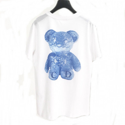 [디올]Dior 2020 Mm/Wm Logo Cotton Short Sleeved Tshirts - 디올 2020 남자 로고 코튼 반팔티 Dio0503x.Size(s - 2xl).화이트