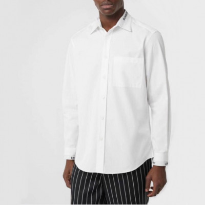 [버버리]Burberry 2020 Mens Classic Casual Cotton Tshirts - 버버리 2020 남성 클래식 캐쥬얼 코튼 셔츠 Bur01910x.Size(s - 3xl).화이트