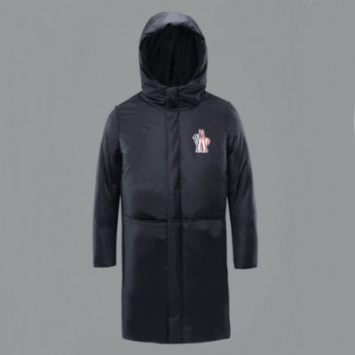 [몽클레어]Moncler 2020 Mens Logo Casual Duck Down Parka - 몽클레어 2020 남성 로고 캐쥬얼 덕다운 파카 Moc01342x.Size(m - 3xl).블랙