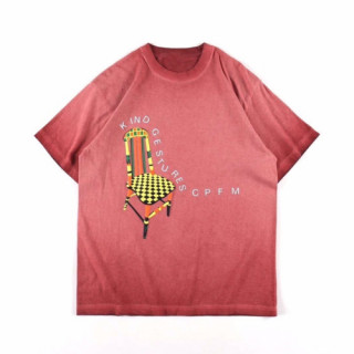 [카니예웨스트]Kanye west 2020 Mm/Wm Logo Oversize Cotton Short Sleeved Tshirts - 카니예 웨스트 2020 남자 로고 오버사이즈 코튼 반팔티 Kany0045x.Size(m - 2xl).핑크