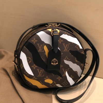 Louis Vuitton 2020 XLOL Boite Chapeau Souple Bag,20cm - 루이비통 2020 XLOL 부아트 샤포 수플 백 M45095,LOUB1925,20cm,브라운