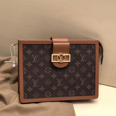 Louis Vuitton 2019 Dauphine Clutch Bag,27cm - 루이비통 2019 다프네 클러치백 M44178,LOUB1930,27cm,브라운