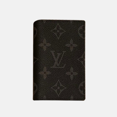 Louis Vuitton 2019 Canvas Card Purse M60256 - 루이비통 2019 남여공용 카드 퍼스,LOUW0380,Size(11cm),블랙