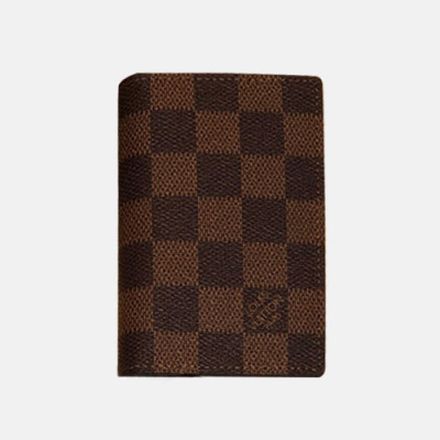 Louis Vuitton 2019 Canvas Card Purse M60256 - 루이비통 2019 남여공용 카드 퍼스,LOUW0381,Size(11cm),브라운